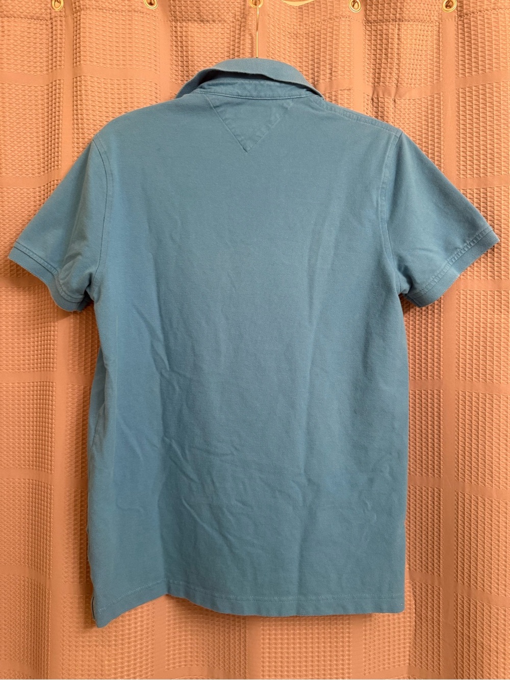 Tommy Hilfiger Men’s Sky Blue Slim Fit Polo Shirt - Picture 9 of 13